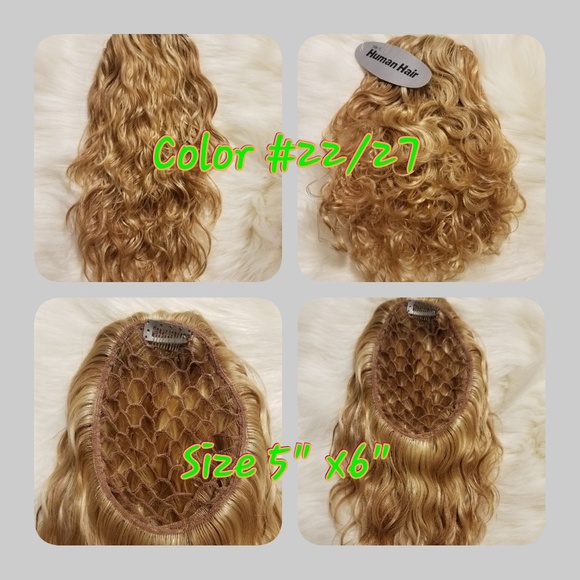 Women's "8 Integration Hair Topper size 5"x6" color #22/27 - Picture 3 of 4